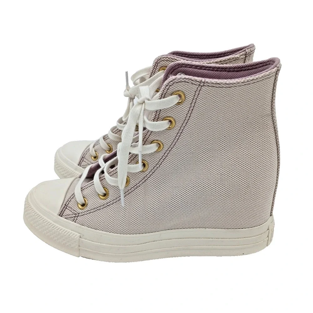 Converse Chuck Taylor All Star Wedge Platform Gold‎ A12763C Woman's Size 8